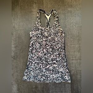 Lululemon floral tank top